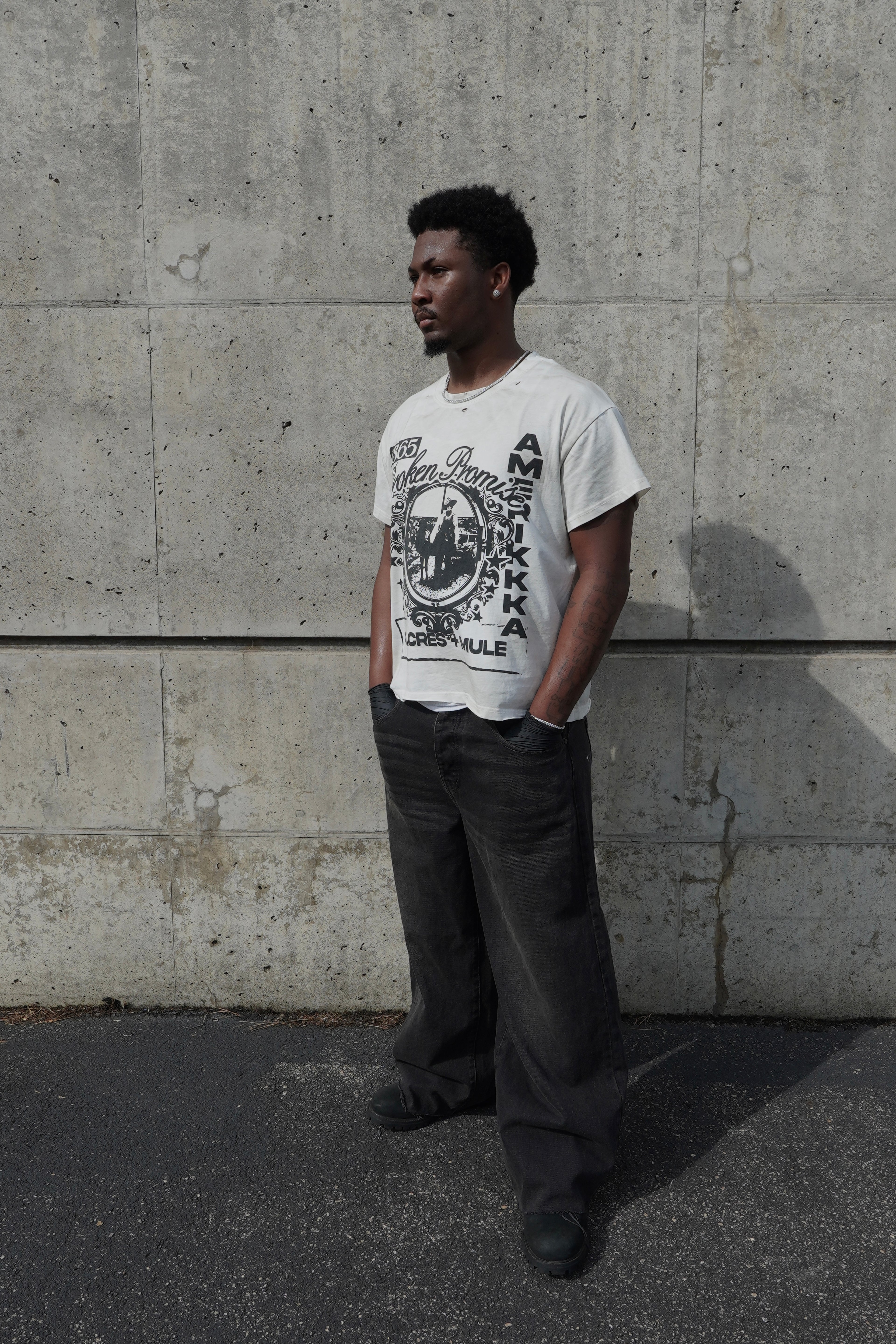 "1865 AMERIKKKA PROMISE" VINTAGE TEE