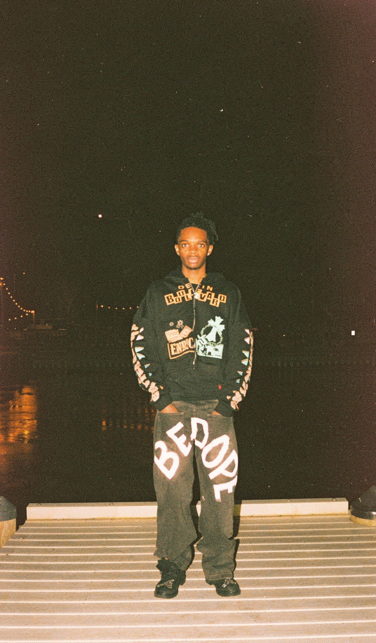 "BE FCKN DOPE" DENIM