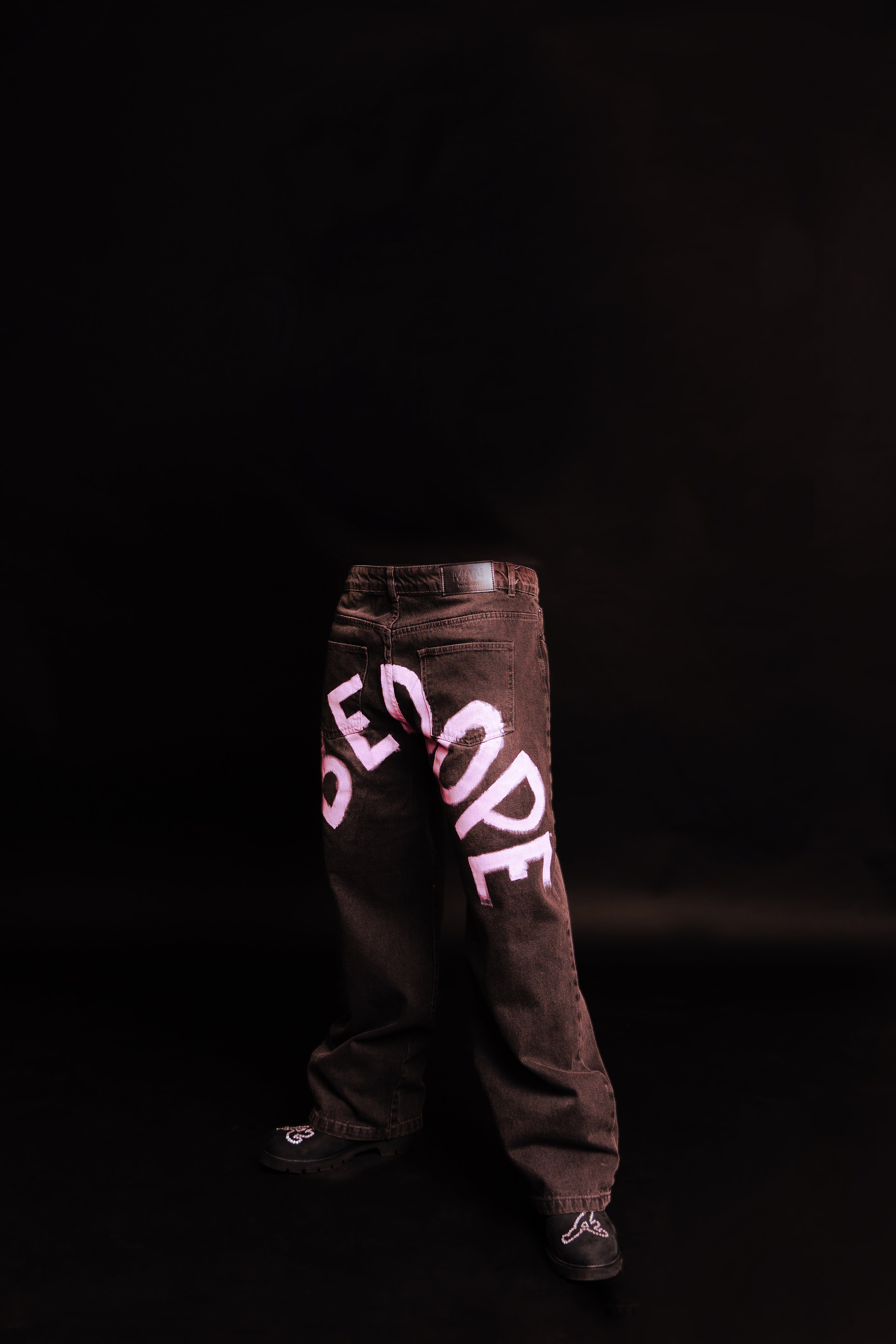 "BE FCKN DOPE" DENIM