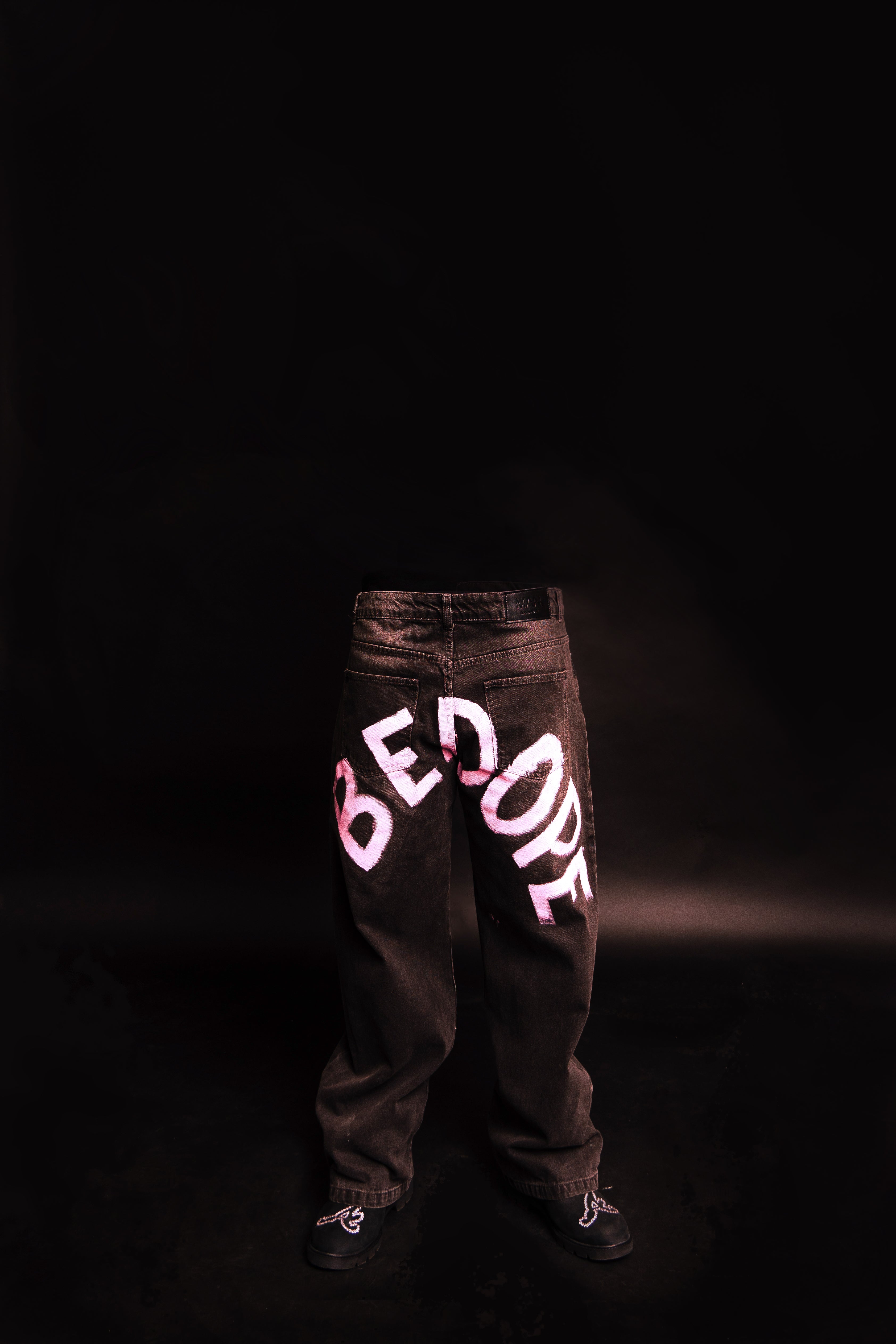 "BE FCKN DOPE" DENIM